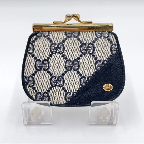 AUTH GUCCI GG Supreme Coin Purse Pouch - Picture 2 of 12